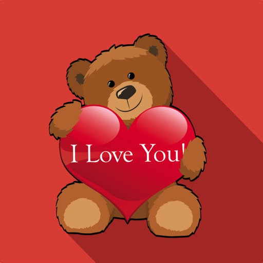 Teddy Valentine Bear Stickers