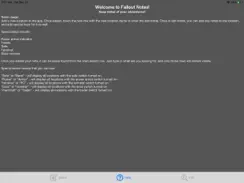 Location notes for Fallout iPad image 3