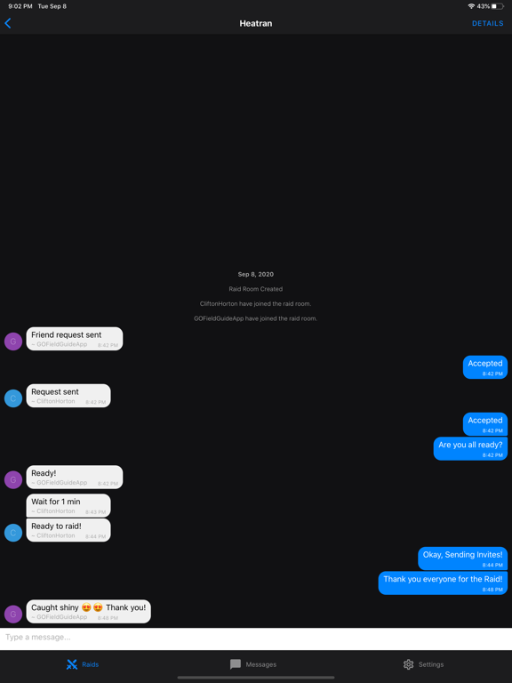 Screenshot #5 pour GO Trainer Chat