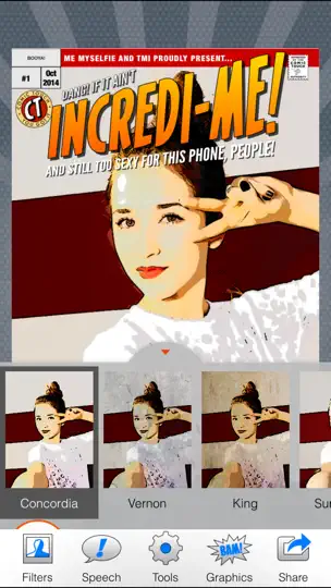 Capture d'écran de Comic Touch 2 sur iPhone 3