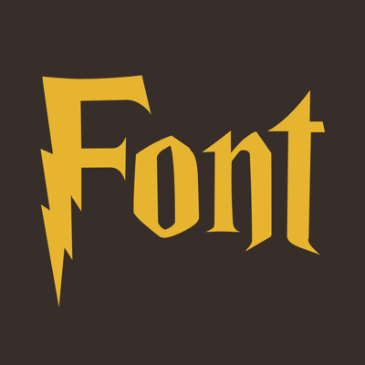 Install & write Fonts Harry P.