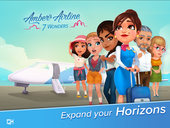 Screenshot #1 for Amber's Airline - 7 Wonders