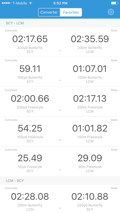 Swim Convert Screenshot