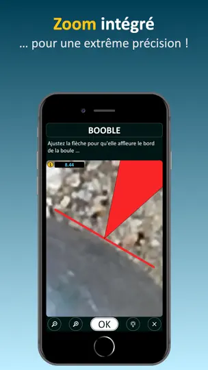 Capture d'écran de Booble (pour La Pétanque) sur iPhone 6