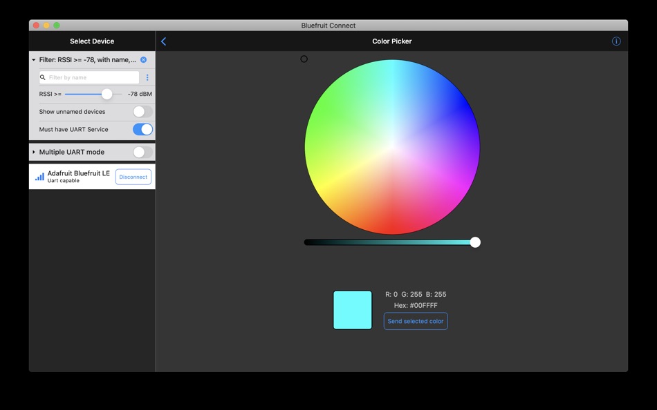 #5. Bluefruit Connect (macOS) بواسطة: Adafruit Industries