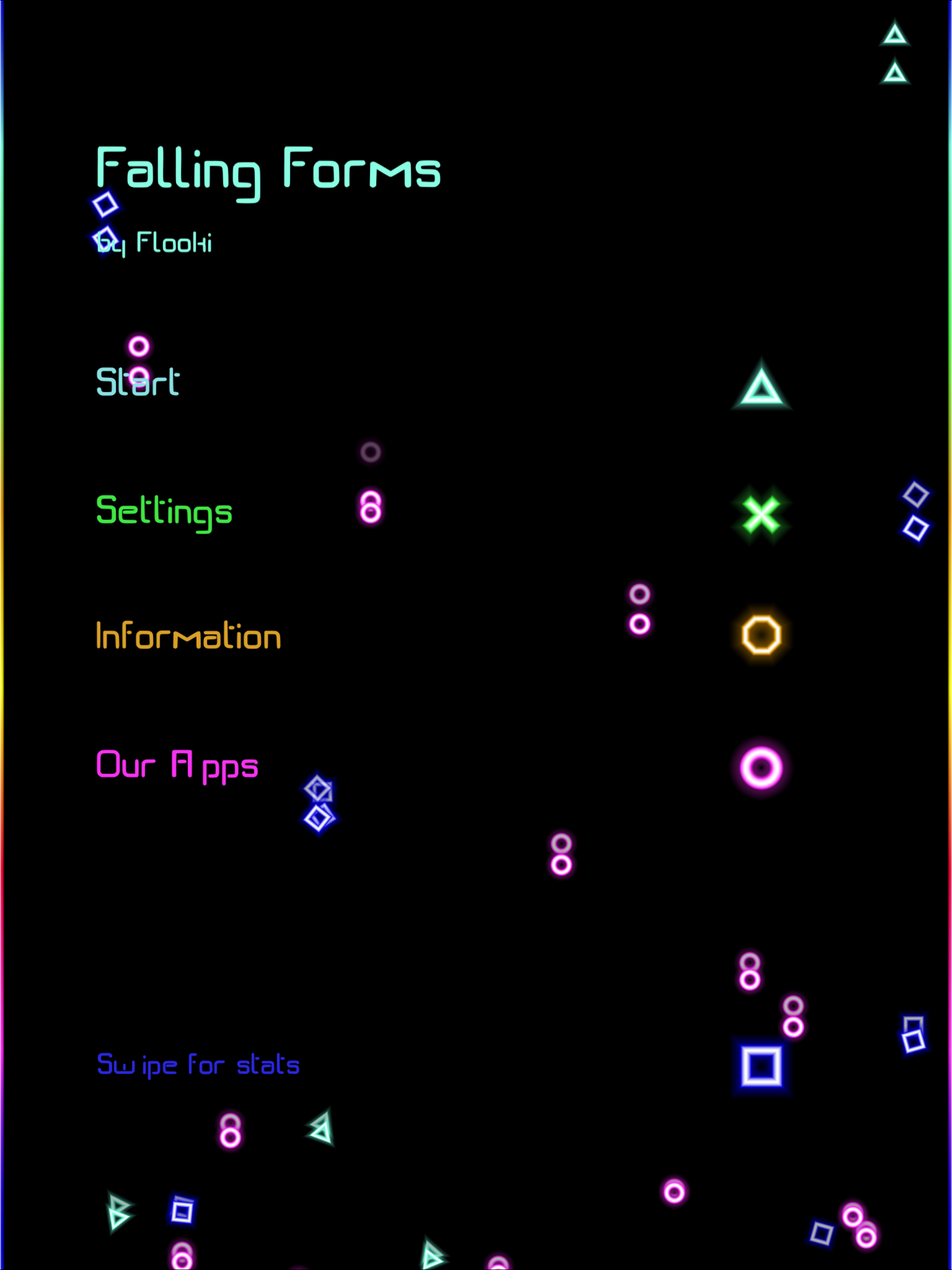 Touch shapes in order