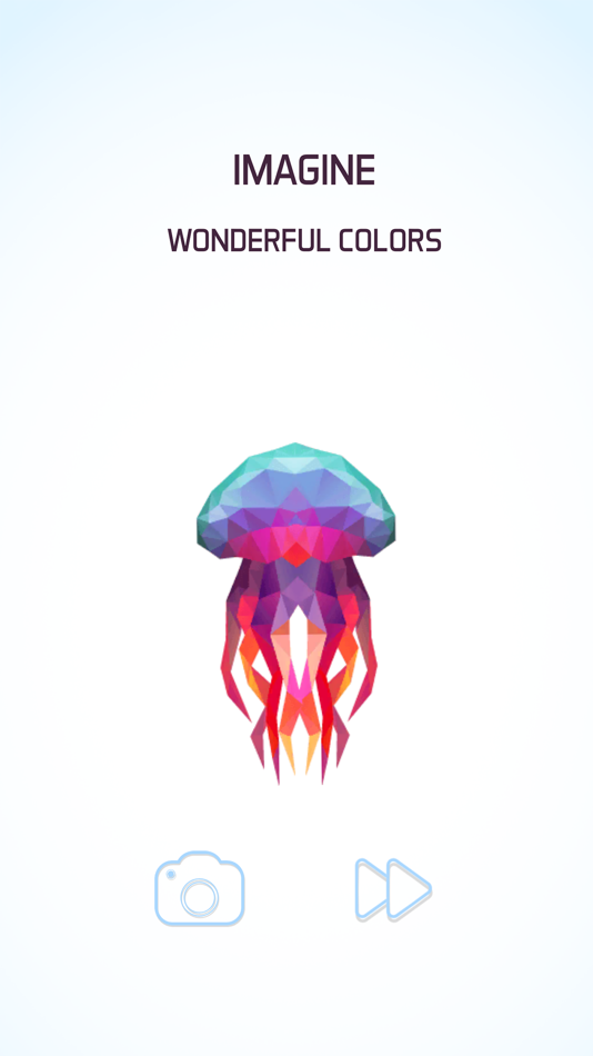 #3. PolyPixel - 3D Poly Pixel Art (iOS) 由: HE HE