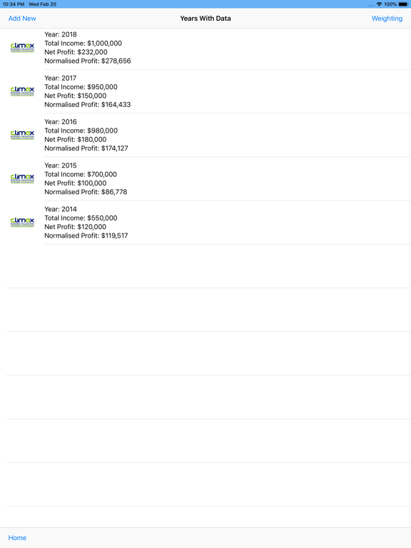 App screenshot