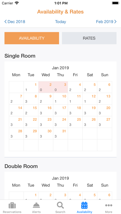 Screenshot #1 pour Hotelist Manager