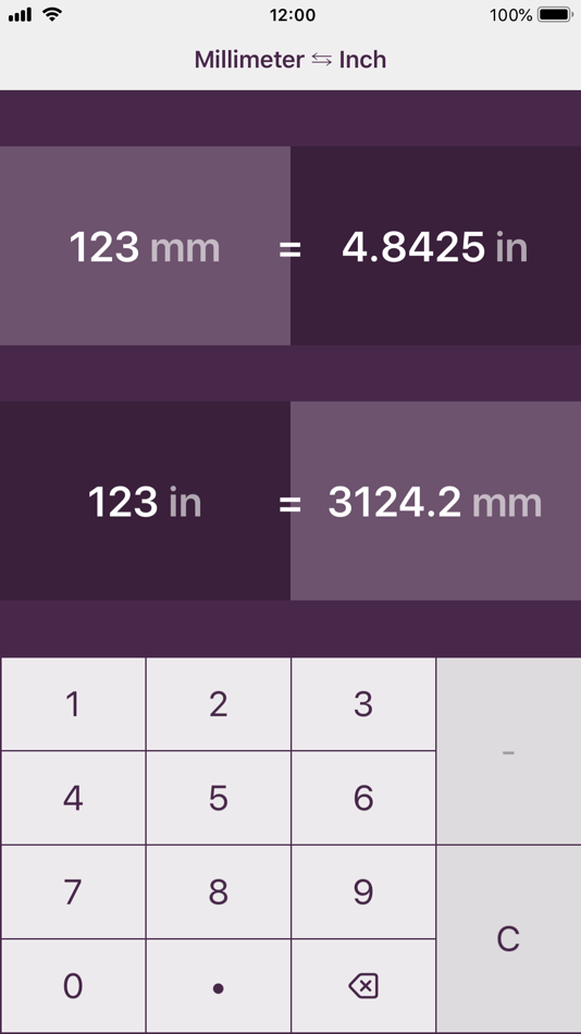 #3. Millimeters to Inches (iOS) 由: Thomas Pelster