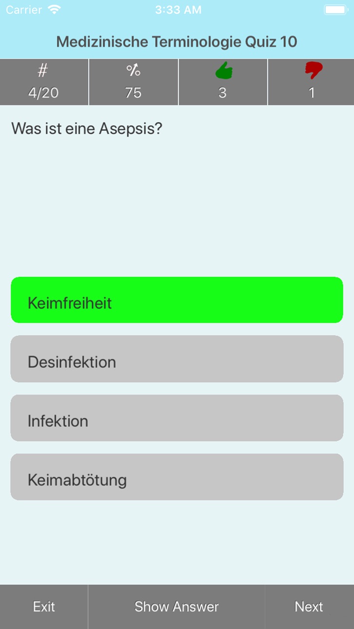 iPhone screenshot
