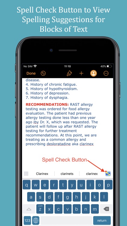 Spellex Medical Keyboard screenshot-5