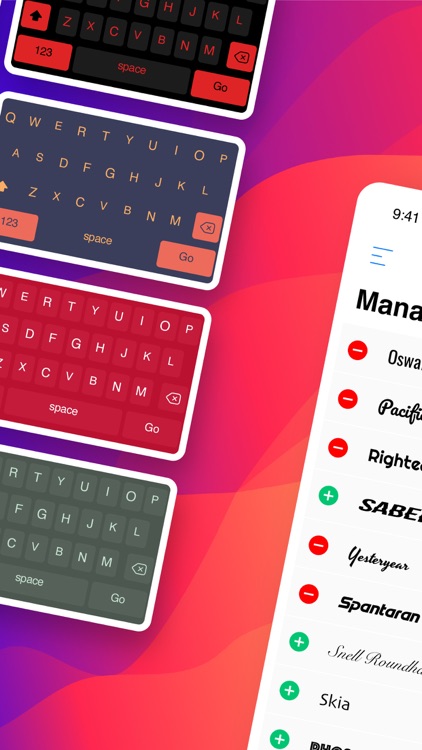 Fonts App Keyboard & Themes screenshot-5