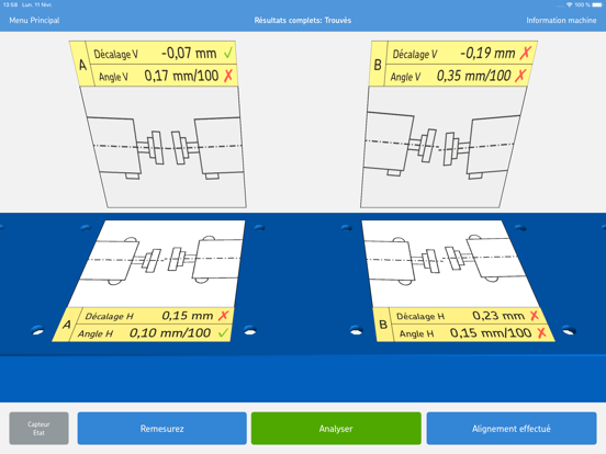 Screenshot #5 pour SKF Machine train alignment