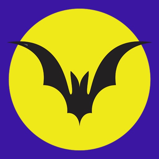 Bat on the Moon stickers emoji