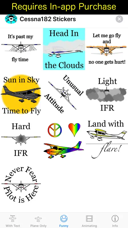 Cessna 182 Sticker App screenshot 5 of 5