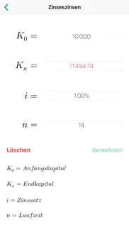 fincalcpro finanzrechner iphone bildschirmfoto 3