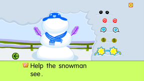 Starfall Snowman screenshot