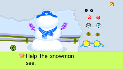 Starfall Snowman Screenshot