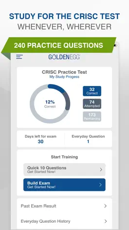 Game screenshot CRISC Practice Test mod apk
