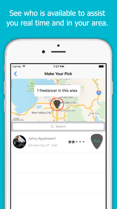 U-Pik: Freelance Finder Screenshot