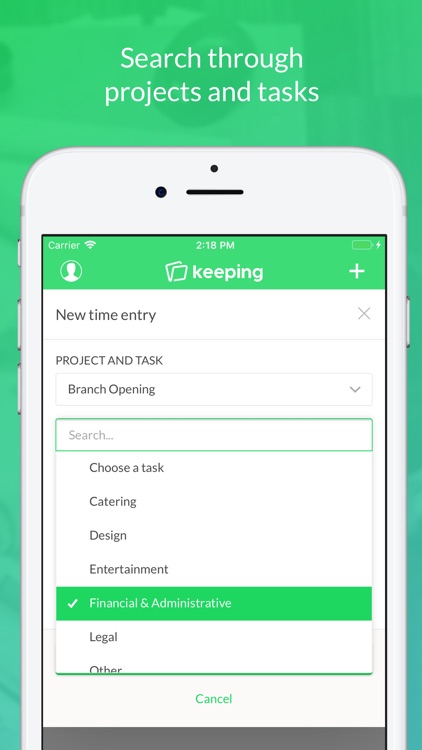 Keeping – Easy Time Tracker