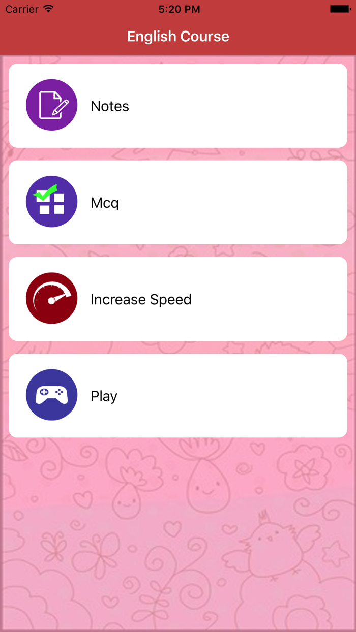 English Course 2020-2021