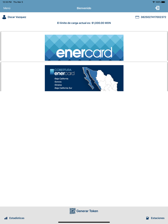 Enercard Movil iPad screenshot