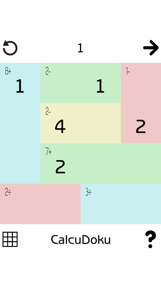 #2. Calcudoku (Math Sudoku) (iOS) By: Andrew London