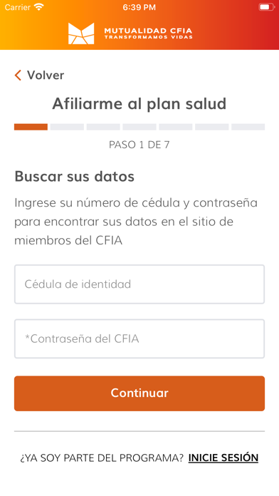 MUTUALIDAD CFIA screenshot 2