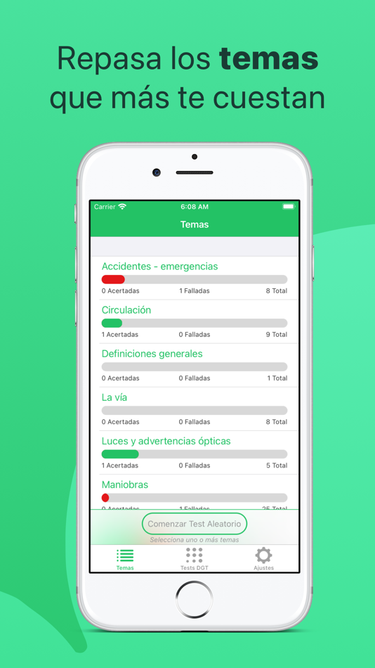 #4. TEST DGT examen autoescuela (iOS) Podle: Carlos Fernandez Mayor