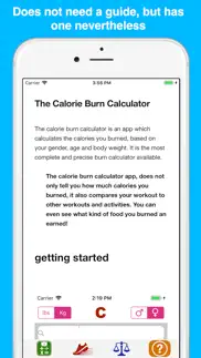 calorie burn calculator iphone screenshot 4