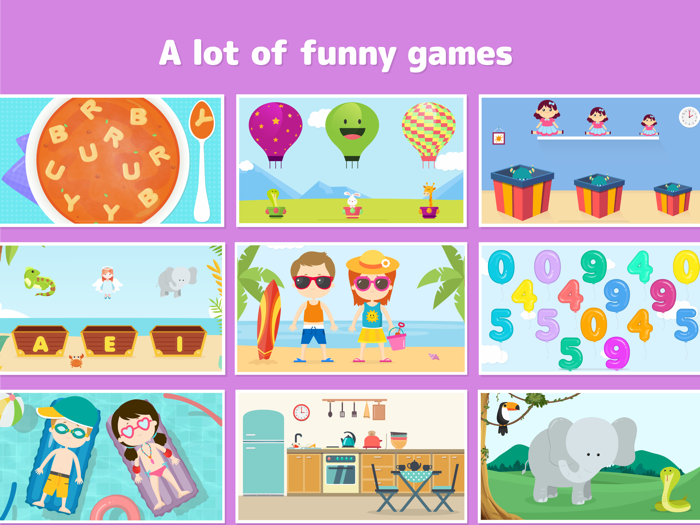 Tiny World - Learning games