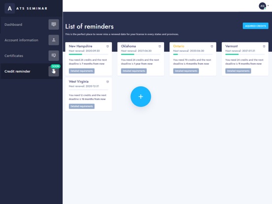 ATS Mobile - Credit Tracking iPad screenshot 3 - Education app