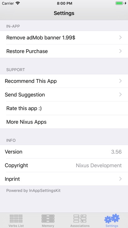 الأفعال الشاذة - ENG - iVerbs screenshot-3