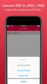 pdf to jpeg / png iphone screenshot 1