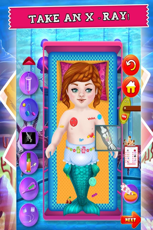 Mermaid Baby Nurse Sea Doctor screenshot 3
