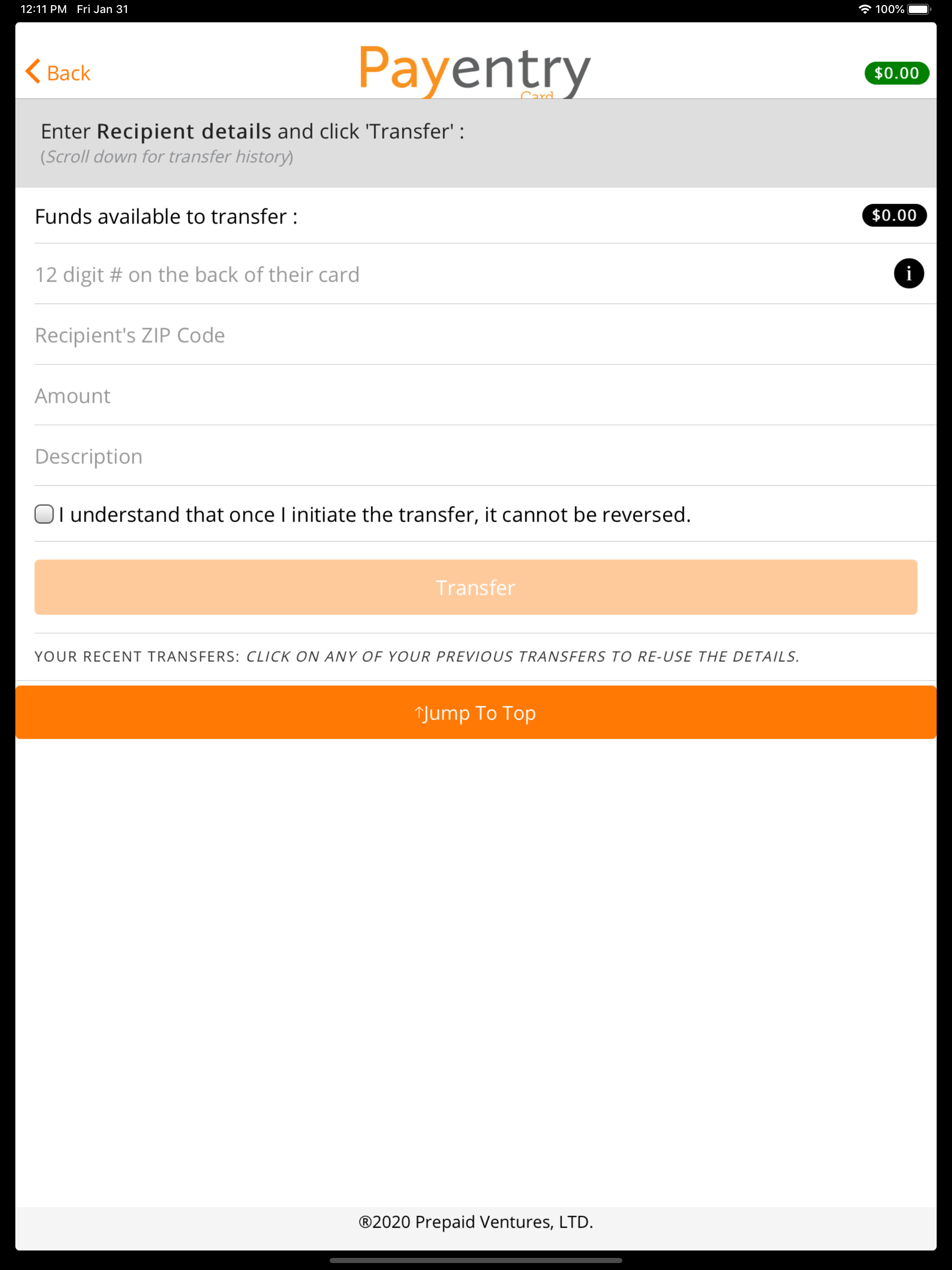 Payentry Card screenshot 18