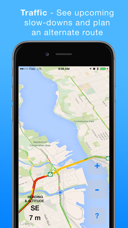 #2. HeadsUp Drive: Traffic App (iOS) 由: Duncan Wilcock