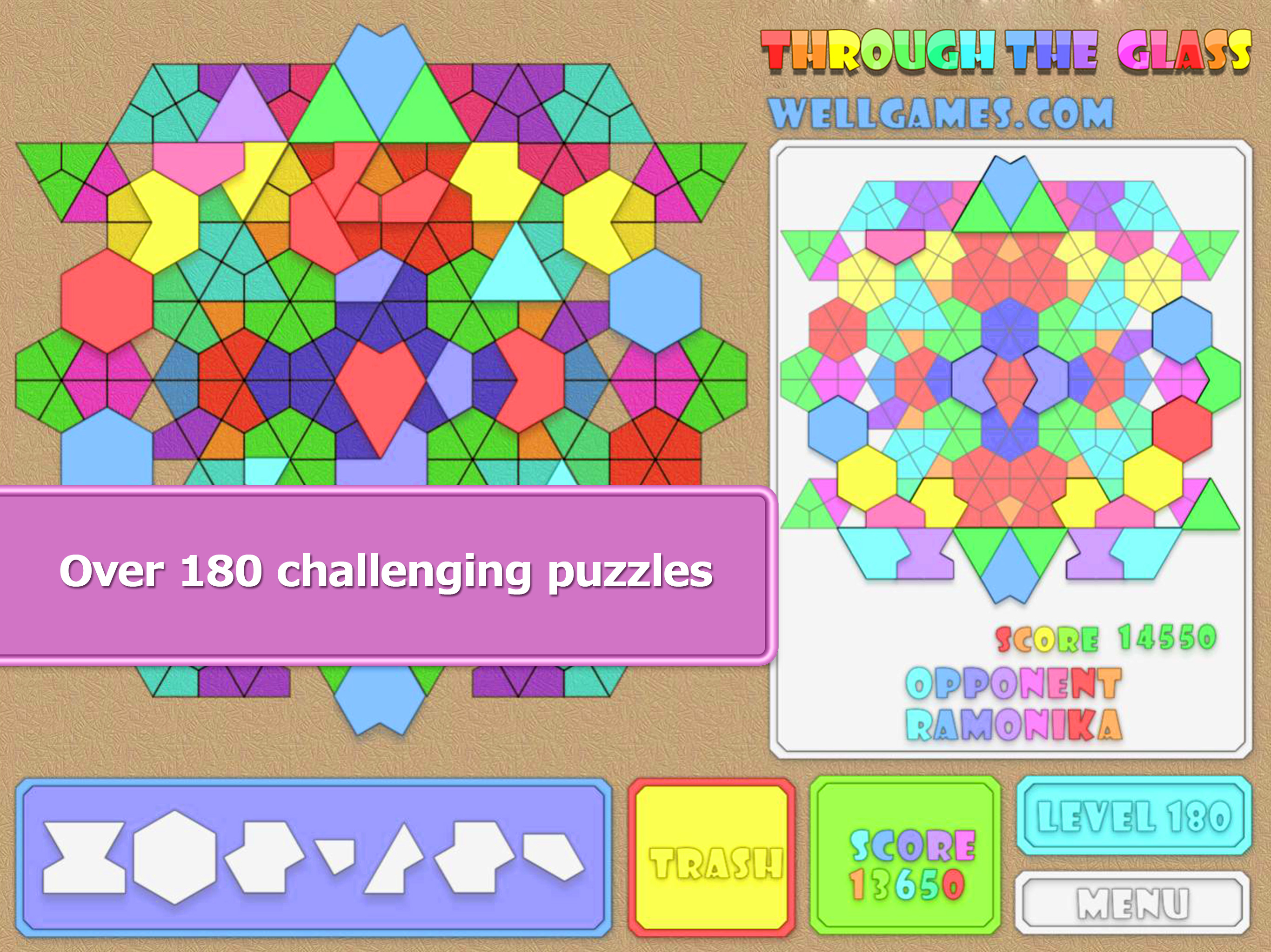 Through the Glass: Mosaic Game