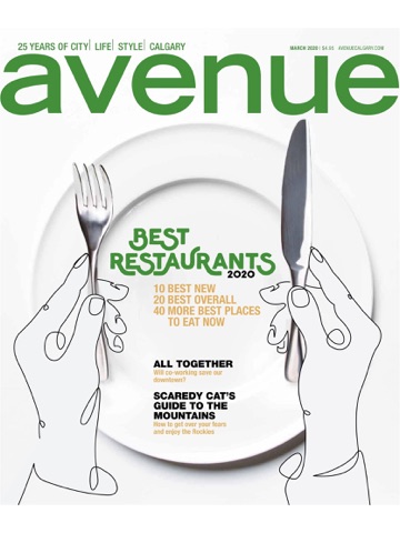 Avenue Calgary Magazine iPad screenshot