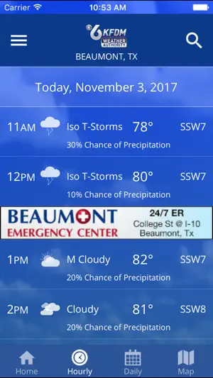 KFDM WX screenshot 3