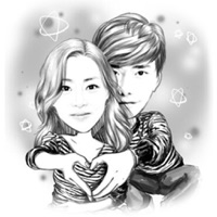 만화 풍자 만화 스티커 및 PC 용