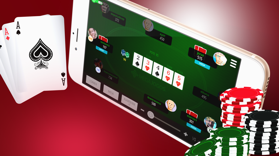 #1. POKER Texas Hold'em e Fechado (iOS) 来自: Megajogos Entretenimento Ltda