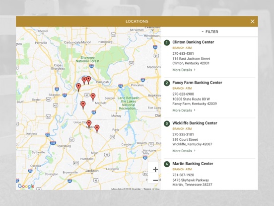First Community Bank Heartland iPad screenshot 2 - Finance app