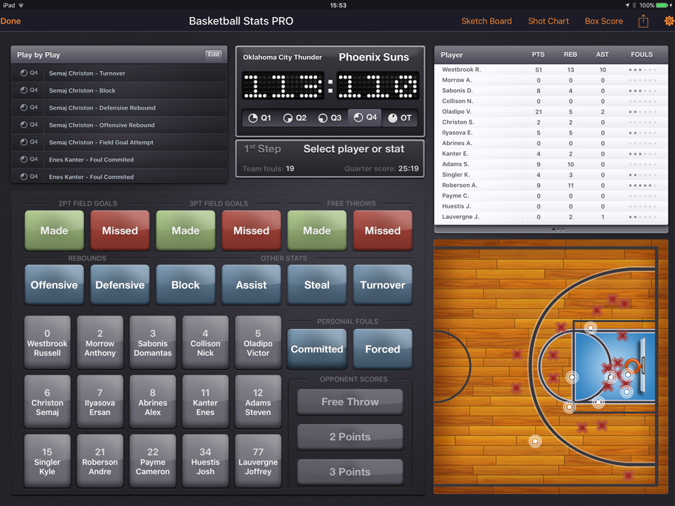 Basketball Stats PRO - 5.0 - (iOS)