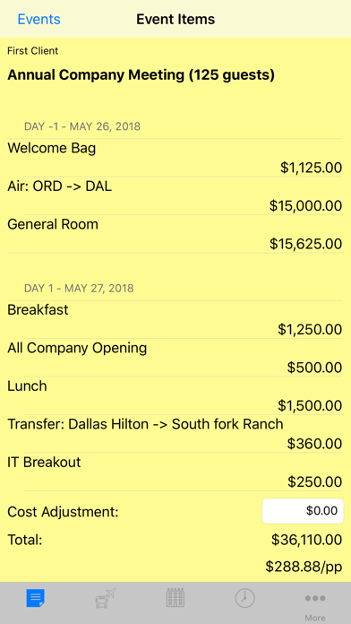 Eventloov app screenshot