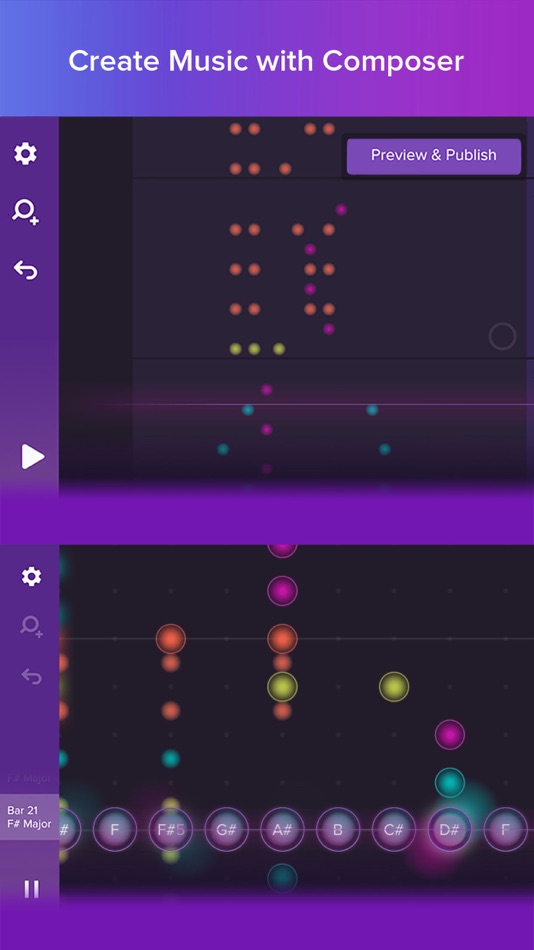 #3. Magic Piano: game by Smule (iOS) Podle: Smule
