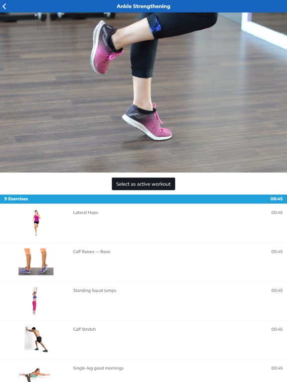 Ankle Exercises iPad screenshot
