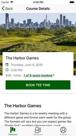 Game screenshot NewClub Golf Society hack